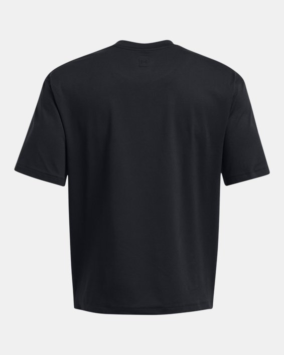 Men's UA Meridian Pocket Short Sleeve, Black, pdpMainDesktop image number 6